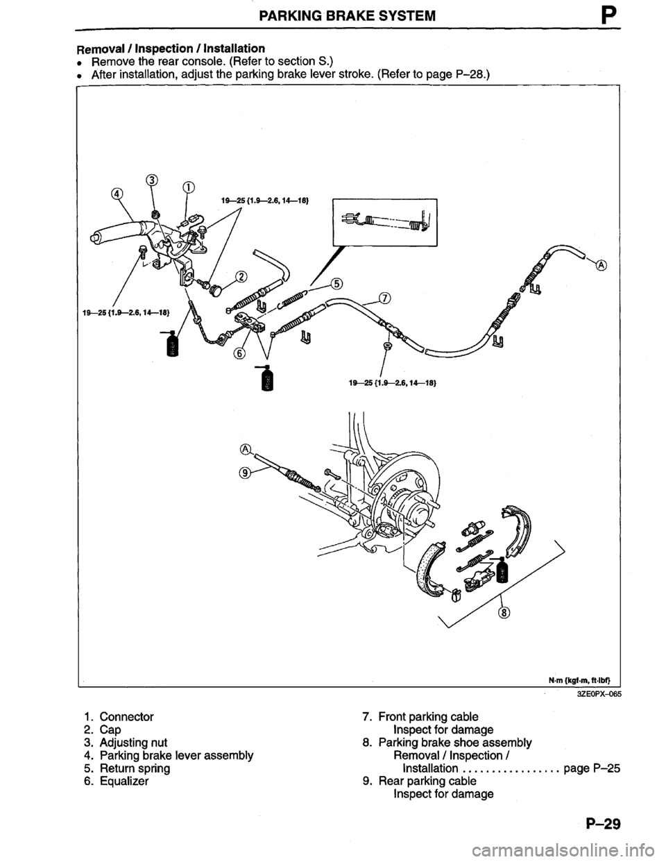 MAZDA MILLENIA 1996  Workshop Manual 