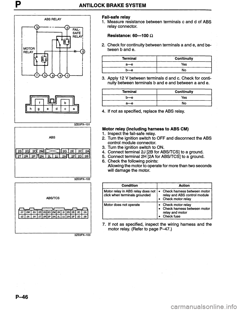 MAZDA MILLENIA 1996  Workshop Manual 