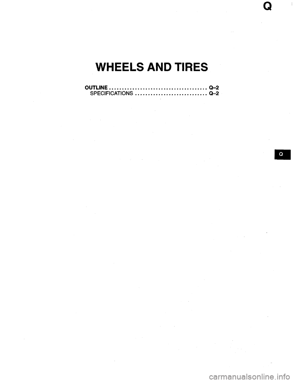 MAZDA MILLENIA 1996  Workshop Manual 