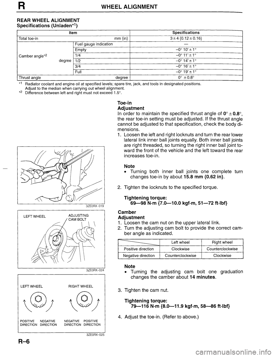 MAZDA MILLENIA 1996  Workshop Manual 