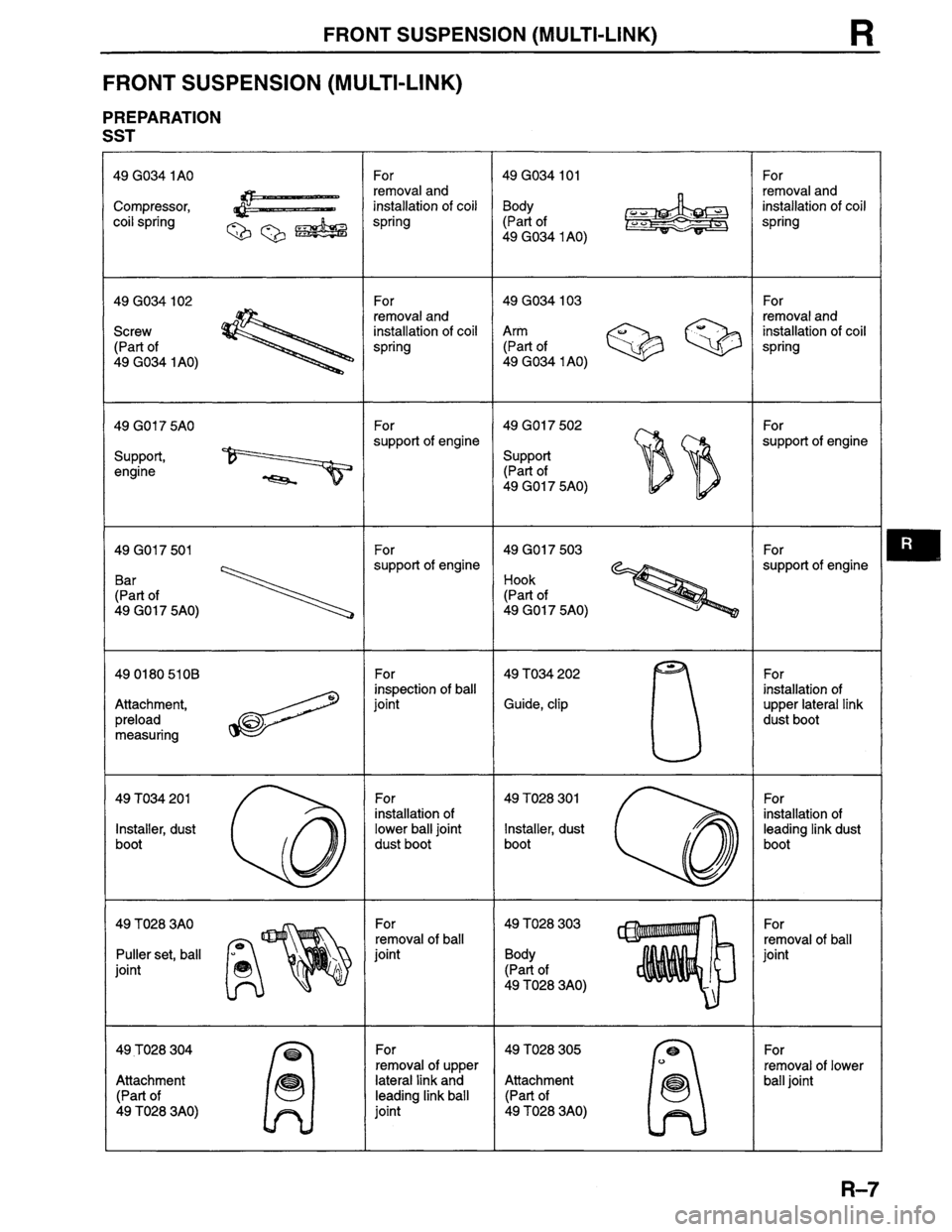 MAZDA MILLENIA 1996  Workshop Manual 