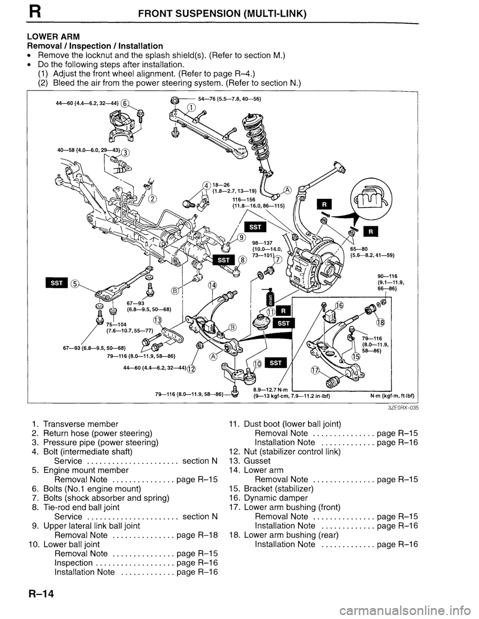 MAZDA MILLENIA 1996  Workshop Manual 