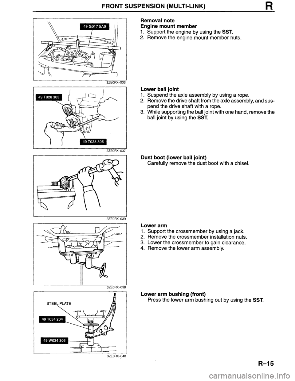 MAZDA MILLENIA 1996  Workshop Manual 