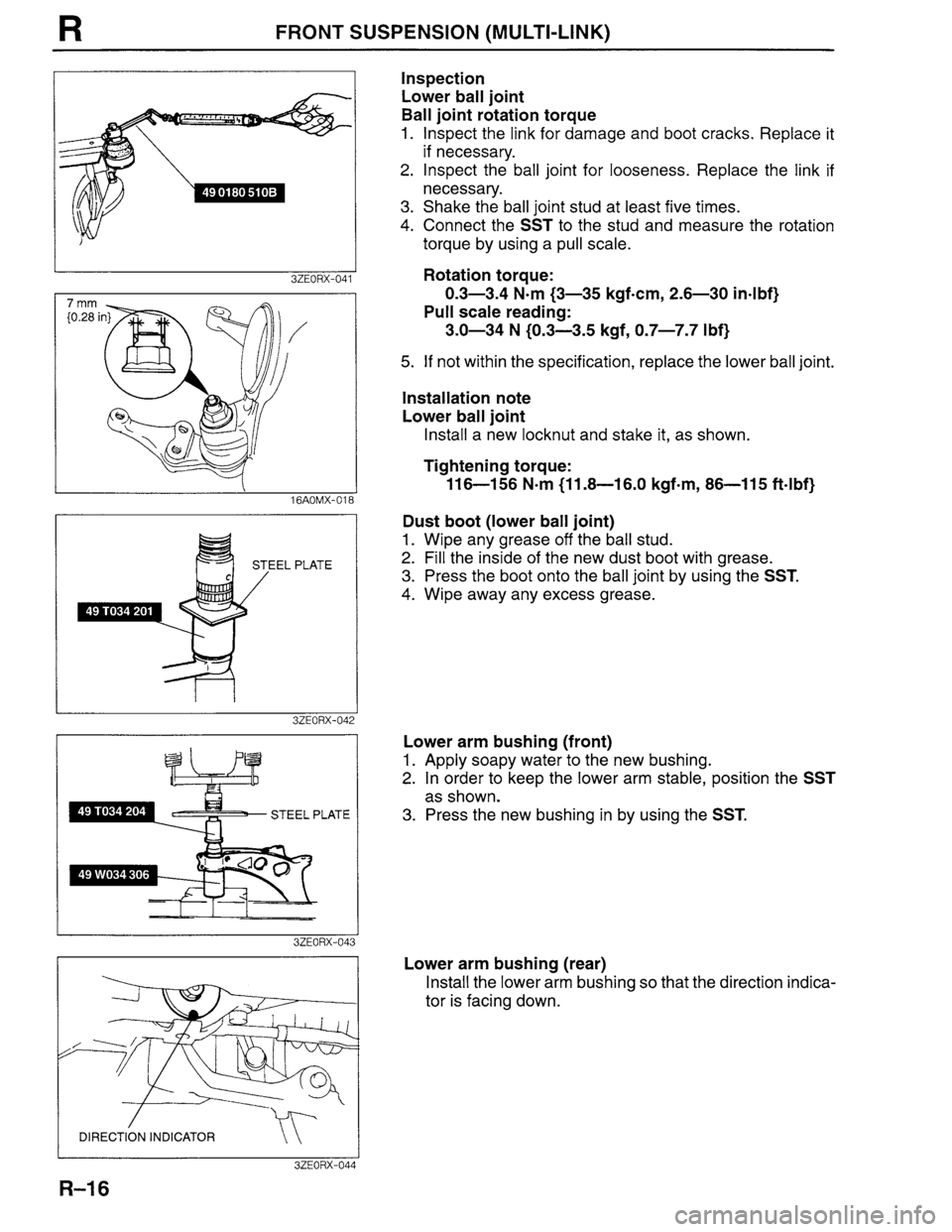 MAZDA MILLENIA 1996  Workshop Manual 
