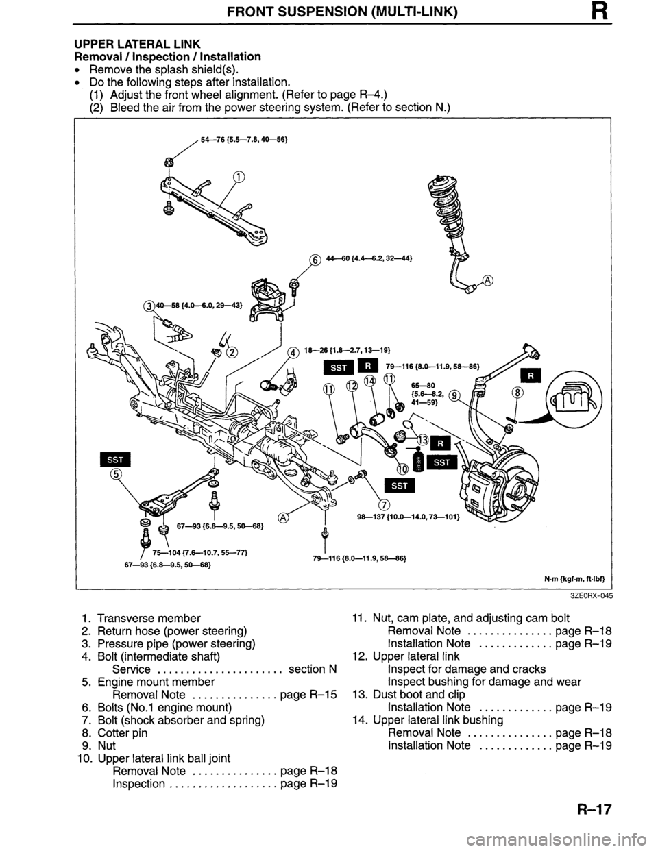 MAZDA MILLENIA 1996  Workshop Manual 