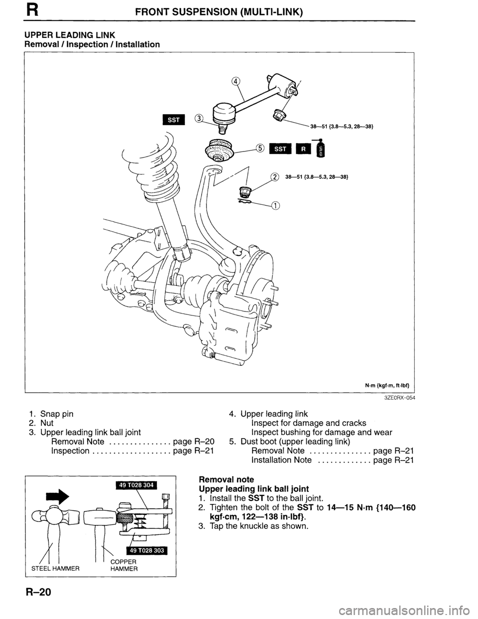MAZDA MILLENIA 1996  Workshop Manual 