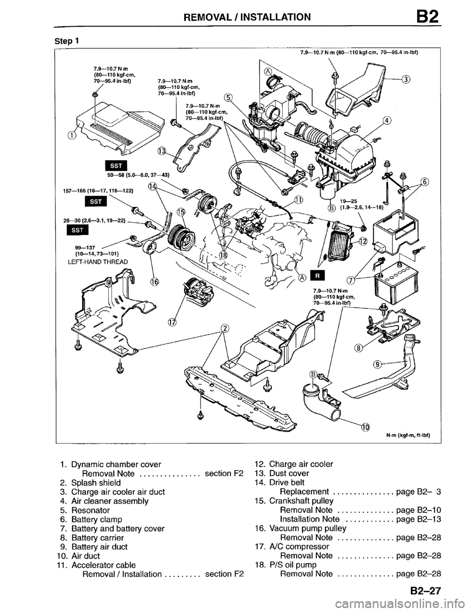 MAZDA MILLENIA 1996  Workshop Manual 