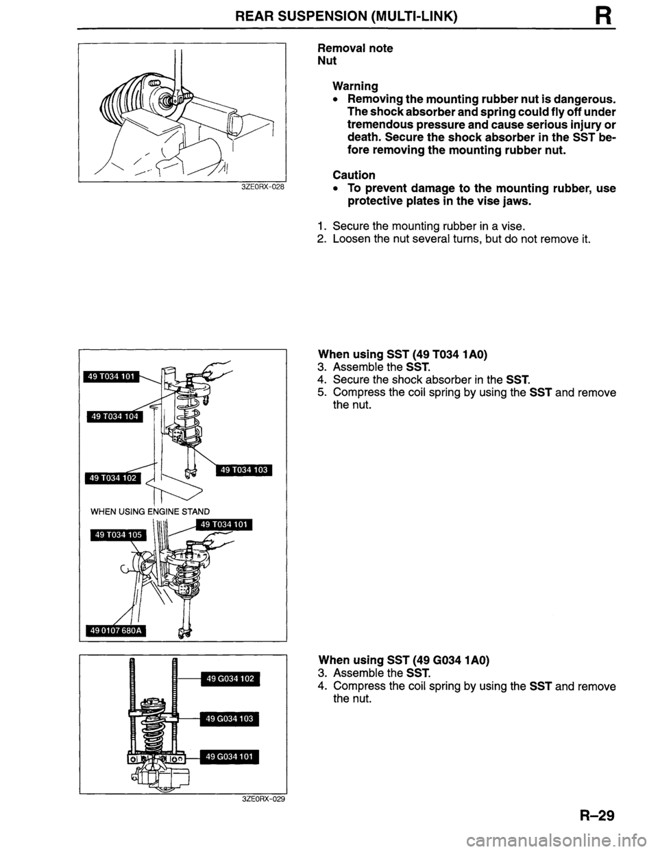 MAZDA MILLENIA 1996  Workshop Manual 