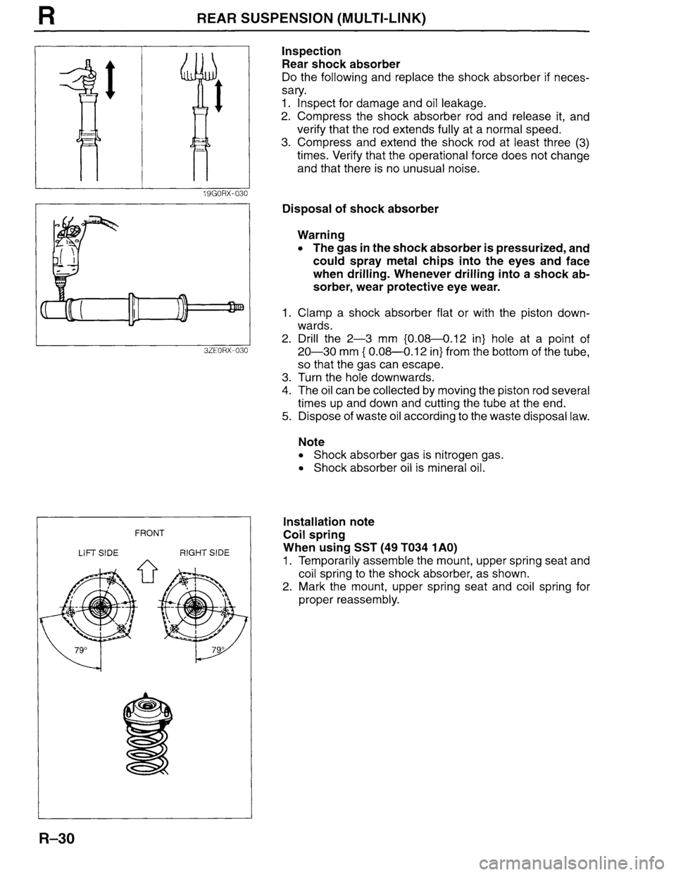 MAZDA MILLENIA 1996  Workshop Manual 