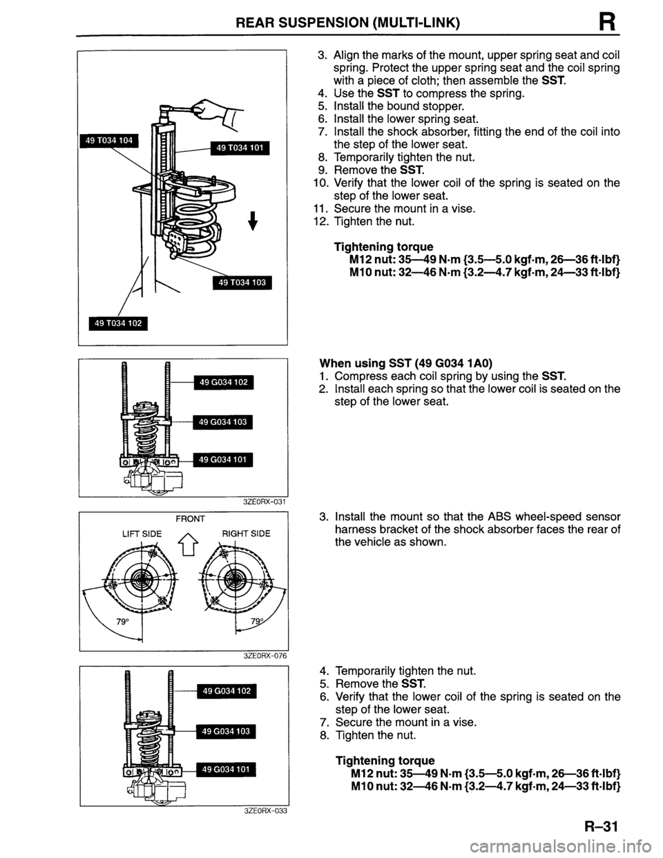 MAZDA MILLENIA 1996  Workshop Manual 