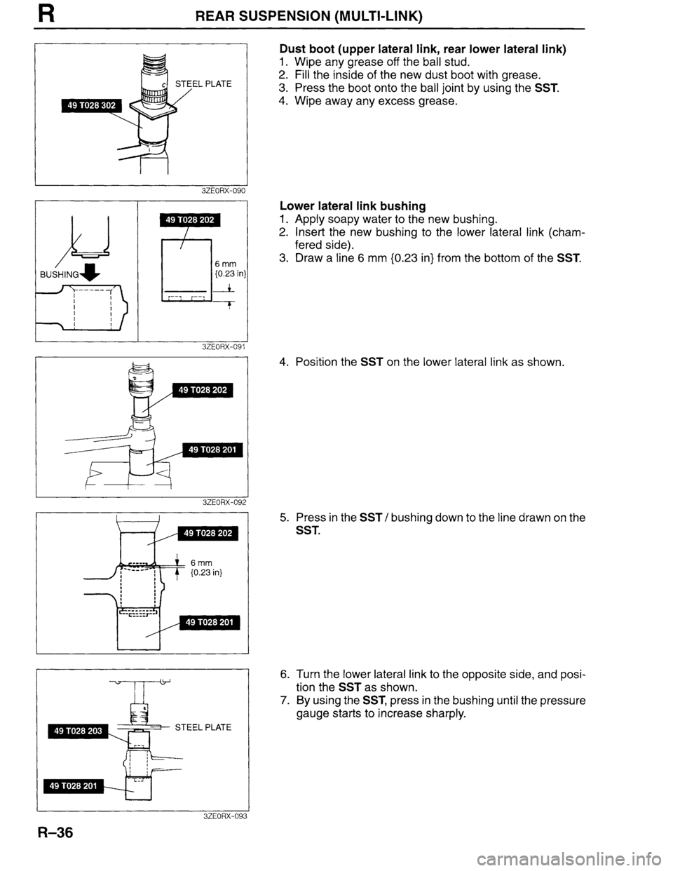 MAZDA MILLENIA 1996  Workshop Manual 