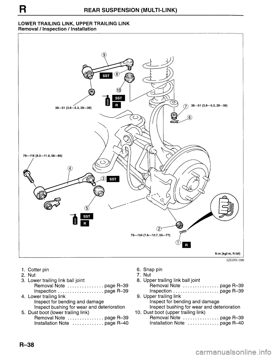 MAZDA MILLENIA 1996  Workshop Manual 