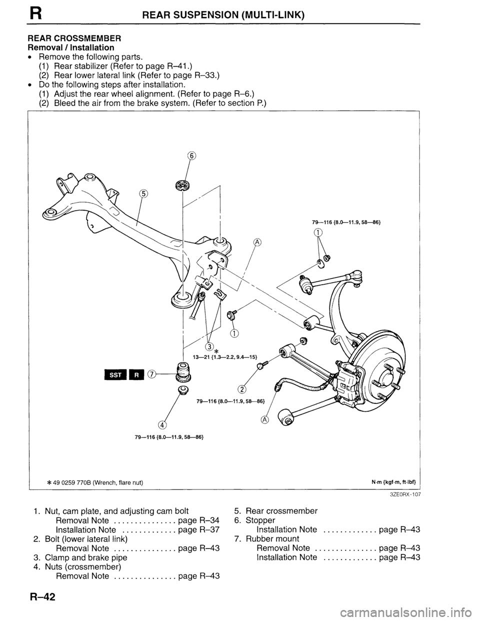MAZDA MILLENIA 1996  Workshop Manual 