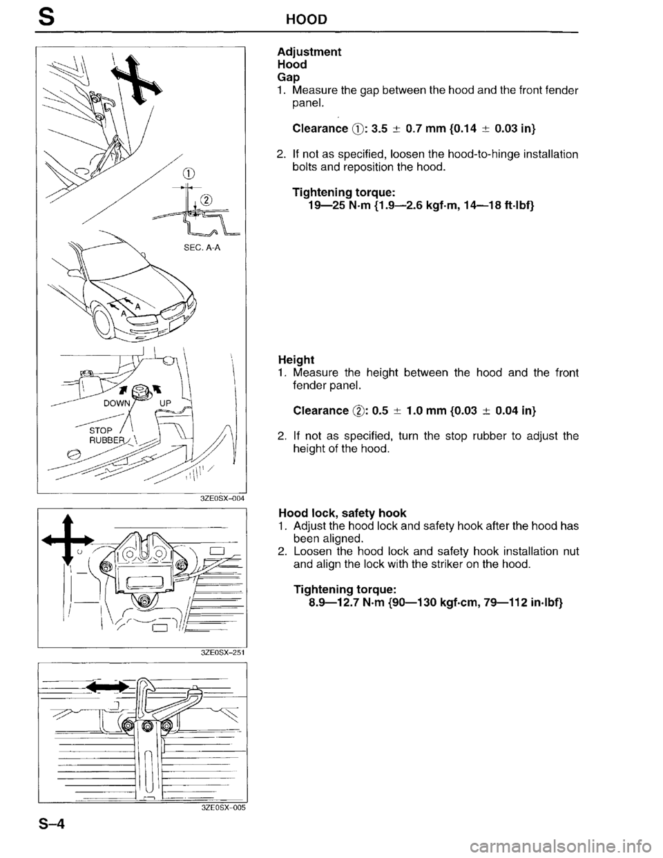 MAZDA MILLENIA 1996  Workshop Manual 