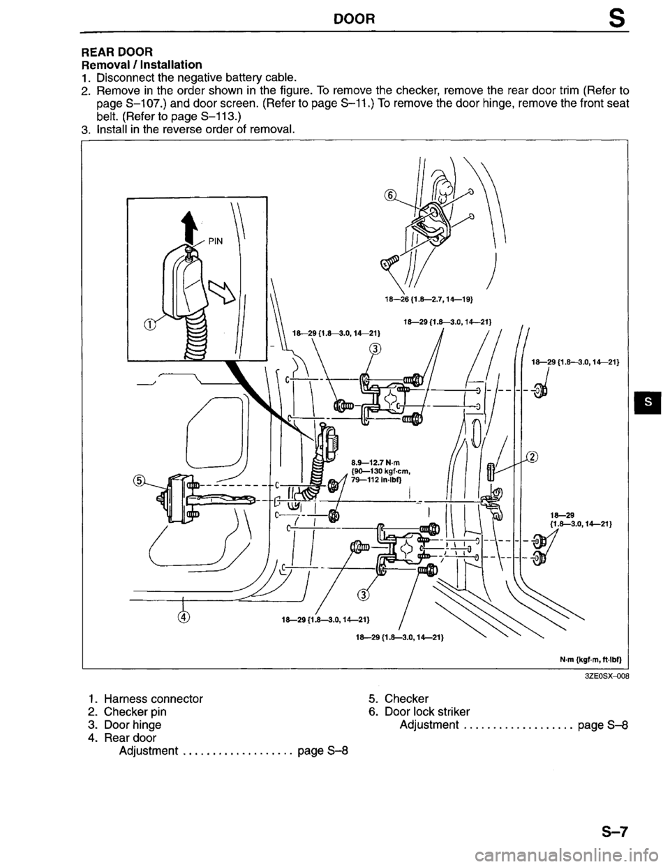 MAZDA MILLENIA 1996  Workshop Manual 