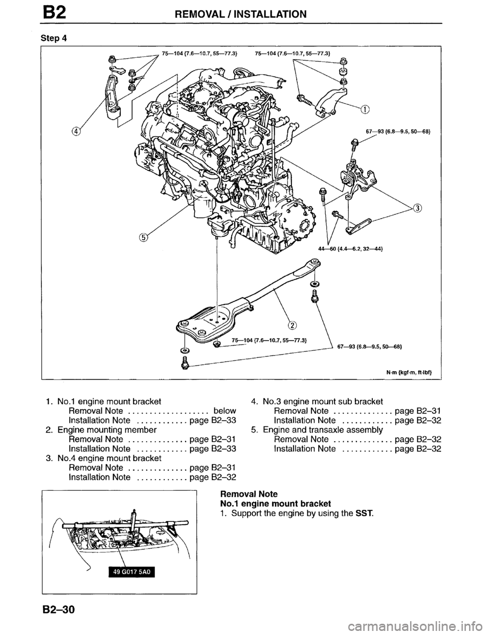MAZDA MILLENIA 1996  Workshop Manual 