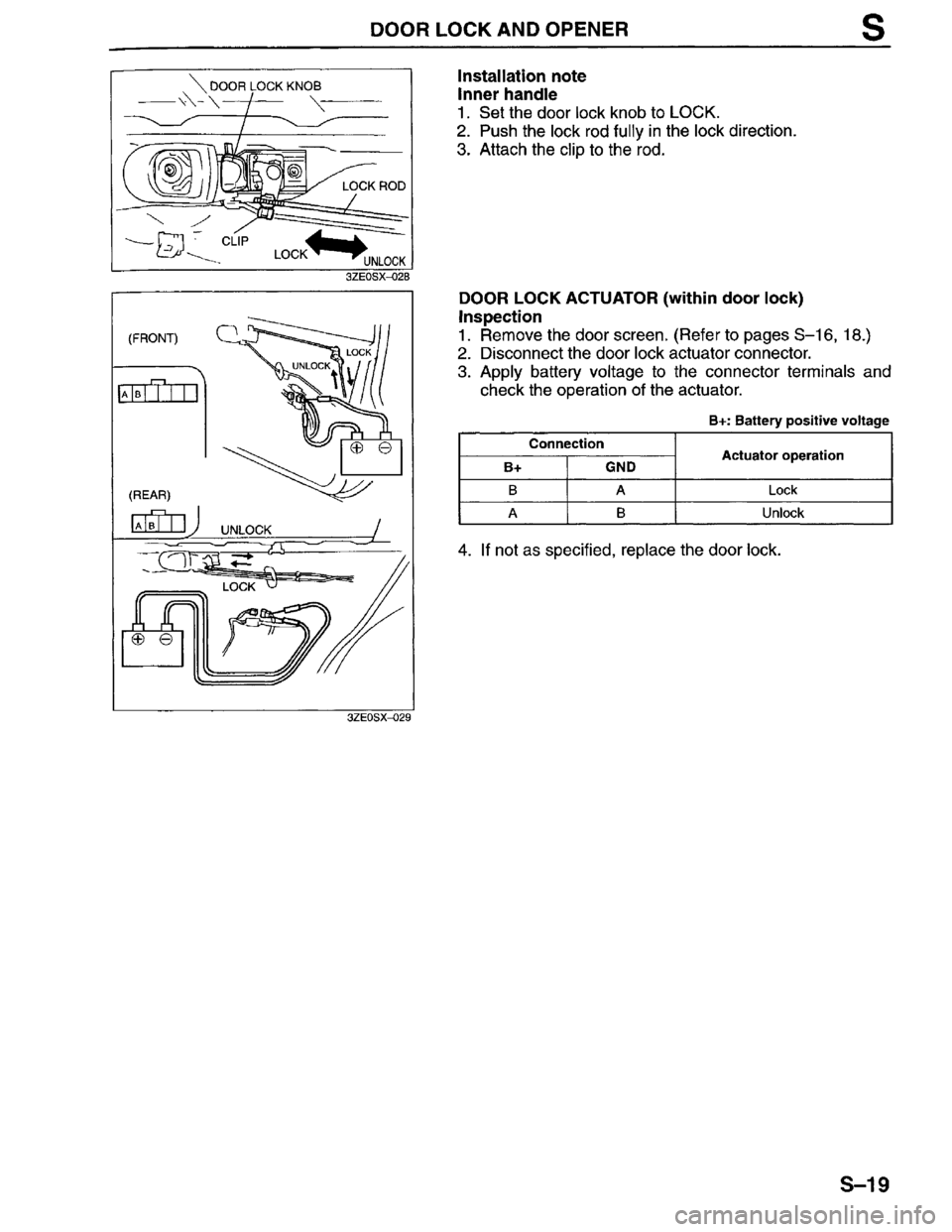 MAZDA MILLENIA 1996  Workshop Manual 
