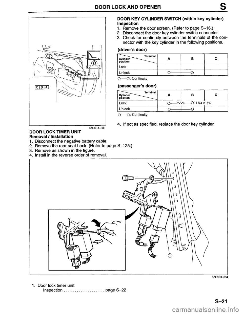 MAZDA MILLENIA 1996  Workshop Manual 
