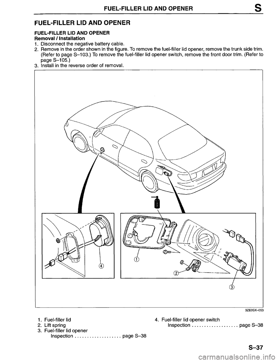 MAZDA MILLENIA 1996  Workshop Manual 