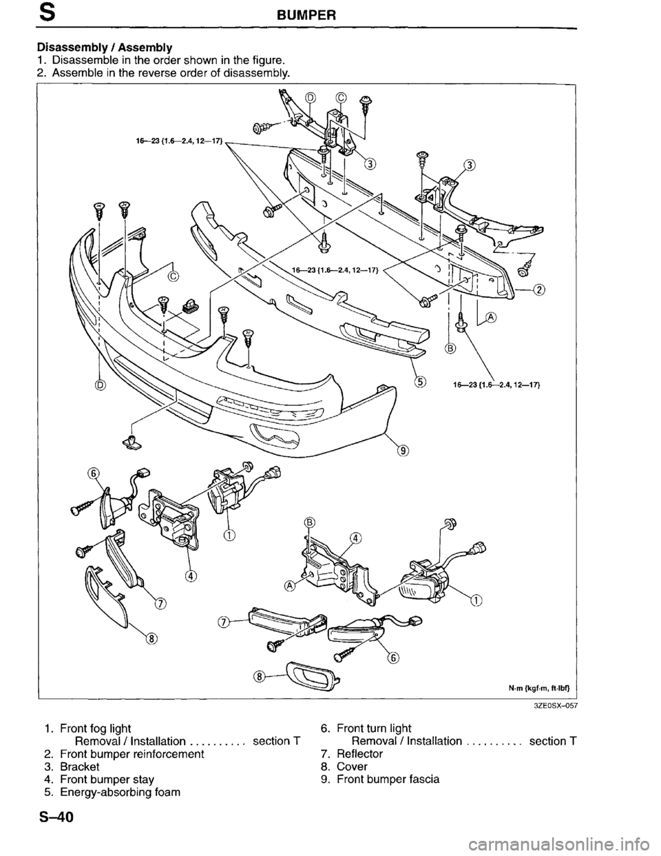 MAZDA MILLENIA 1996  Workshop Manual 