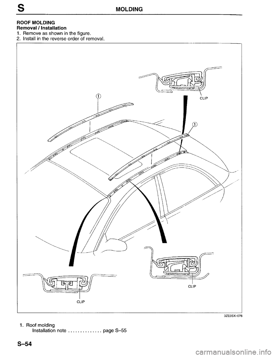 MAZDA MILLENIA 1996  Workshop Manual 