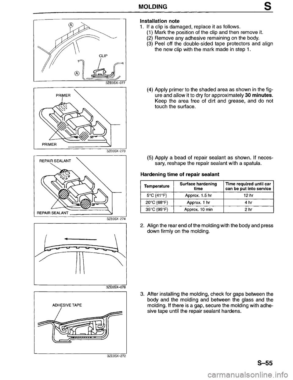 MAZDA MILLENIA 1996  Workshop Manual 