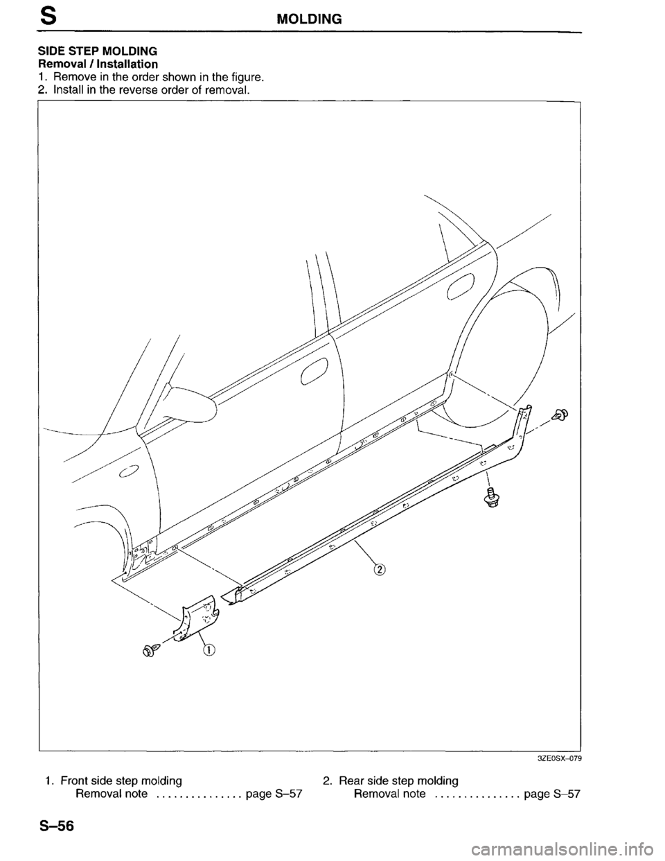 MAZDA MILLENIA 1996  Workshop Manual 