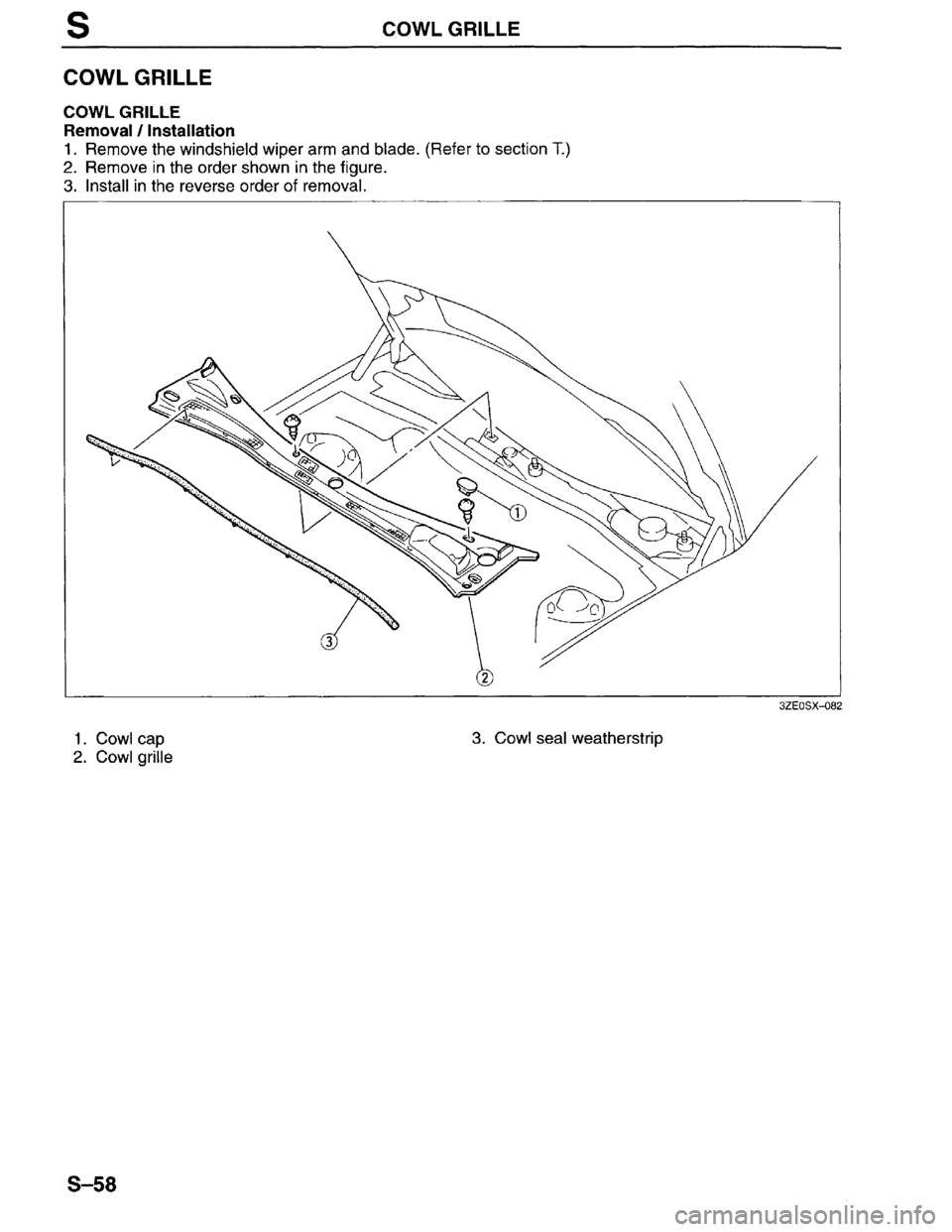 MAZDA MILLENIA 1996  Workshop Manual 