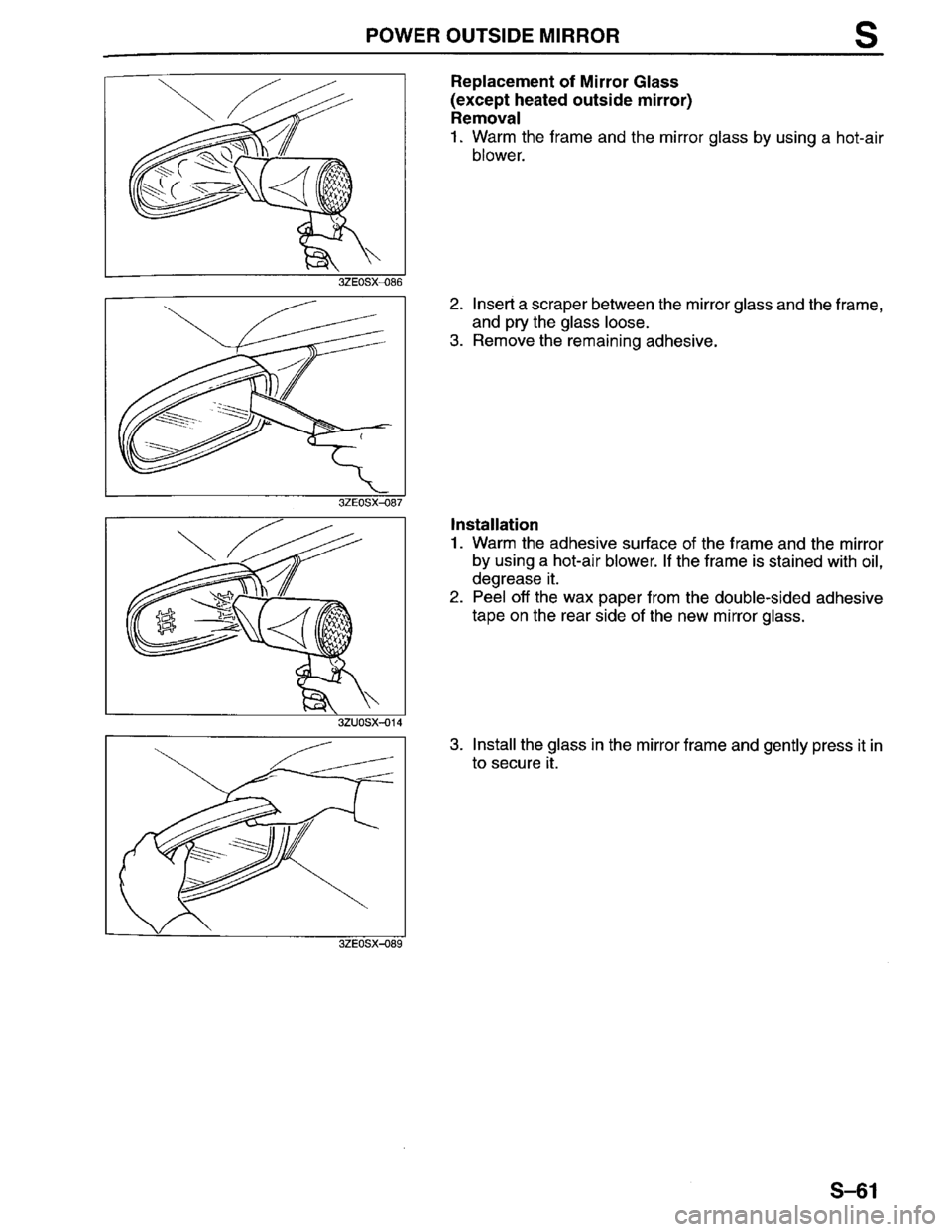 MAZDA MILLENIA 1996  Workshop Manual 