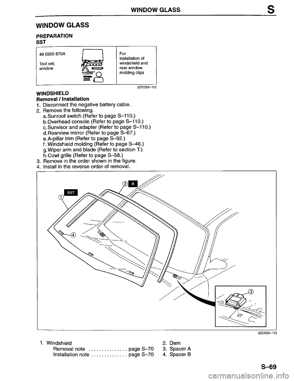 MAZDA MILLENIA 1996  Workshop Manual 