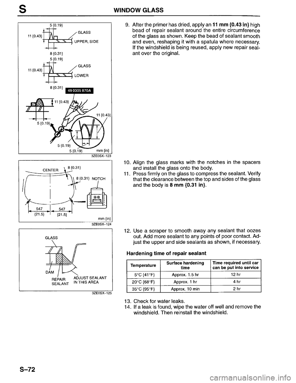 MAZDA MILLENIA 1996  Workshop Manual 