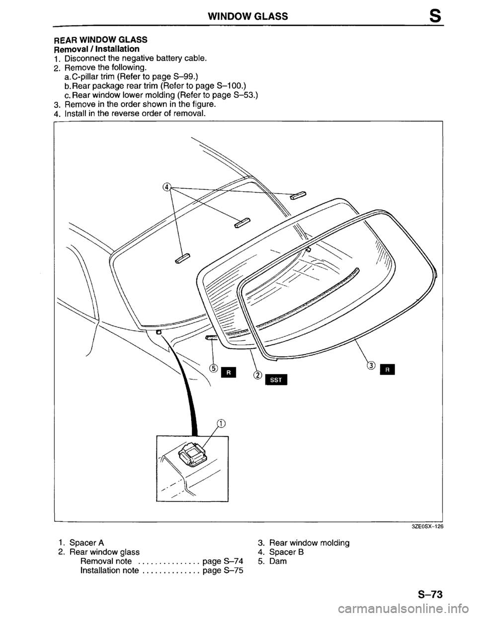 MAZDA MILLENIA 1996  Workshop Manual 