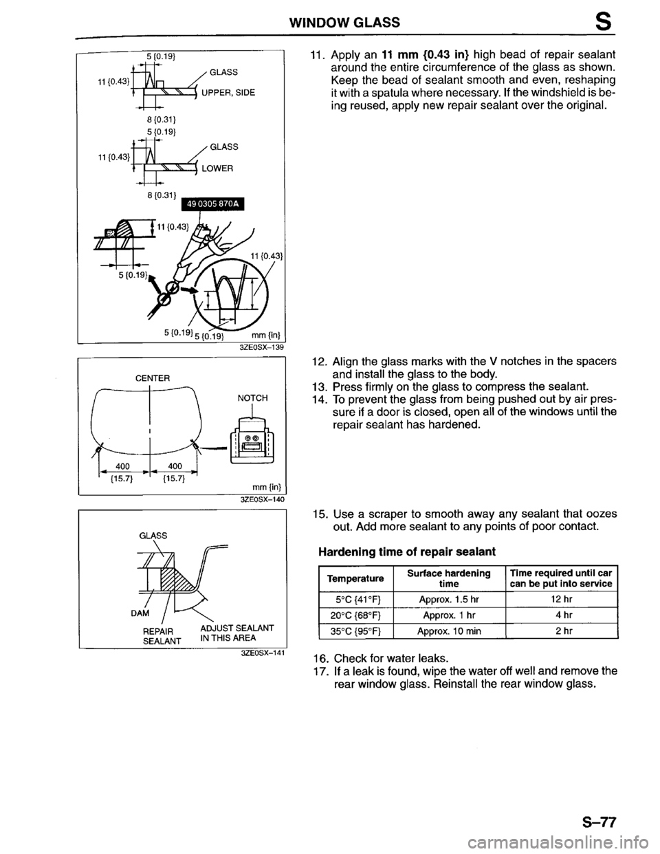 MAZDA MILLENIA 1996  Workshop Manual 