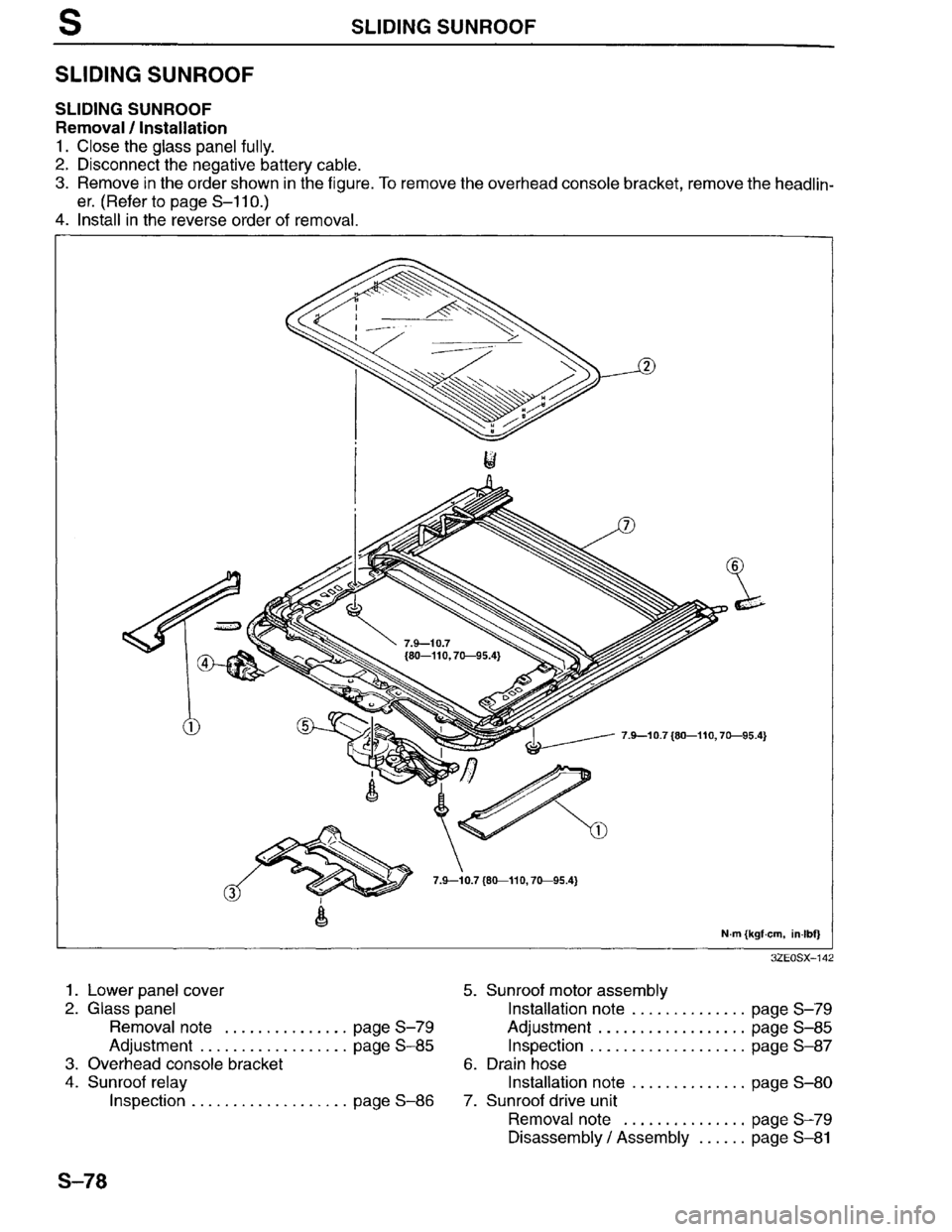 MAZDA MILLENIA 1996  Workshop Manual 