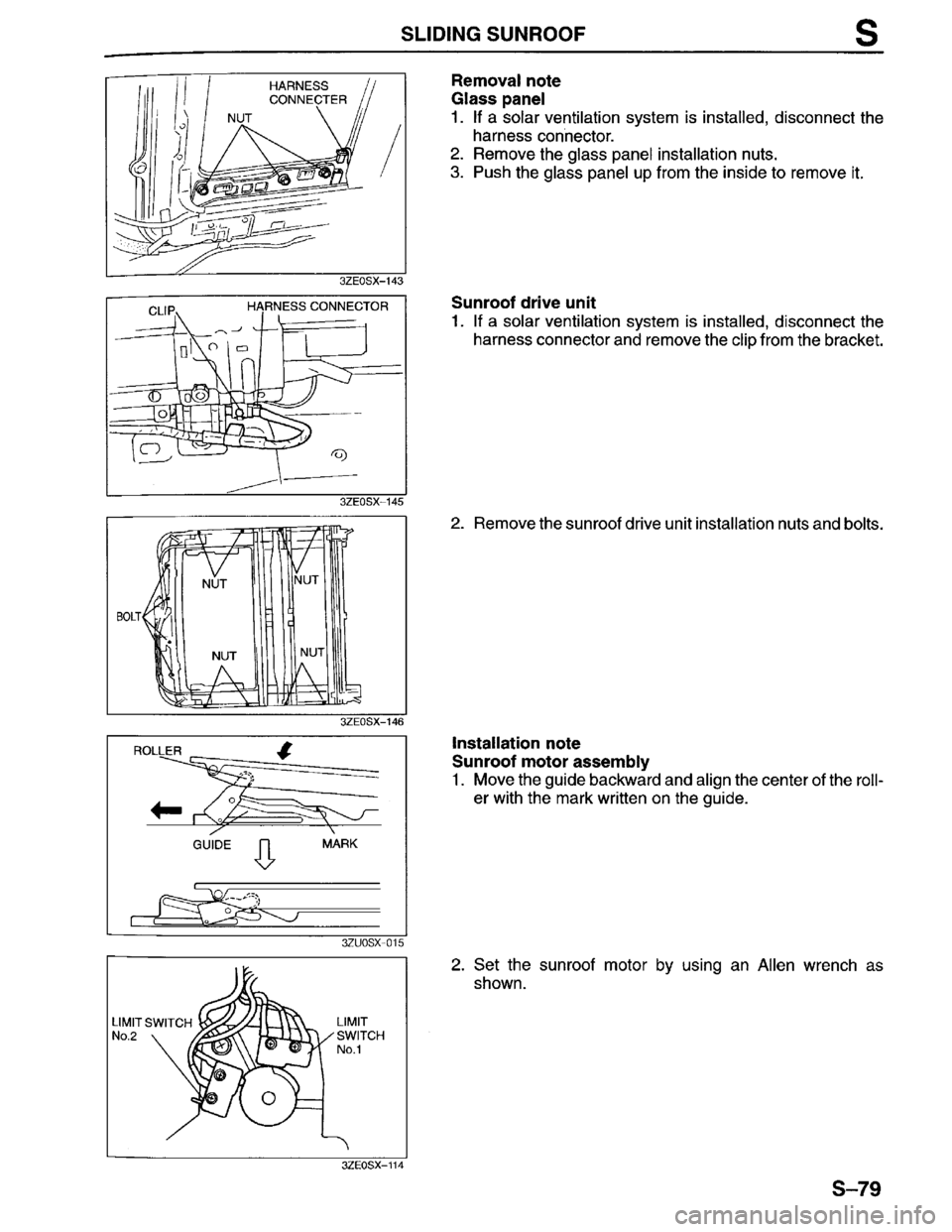 MAZDA MILLENIA 1996  Workshop Manual 