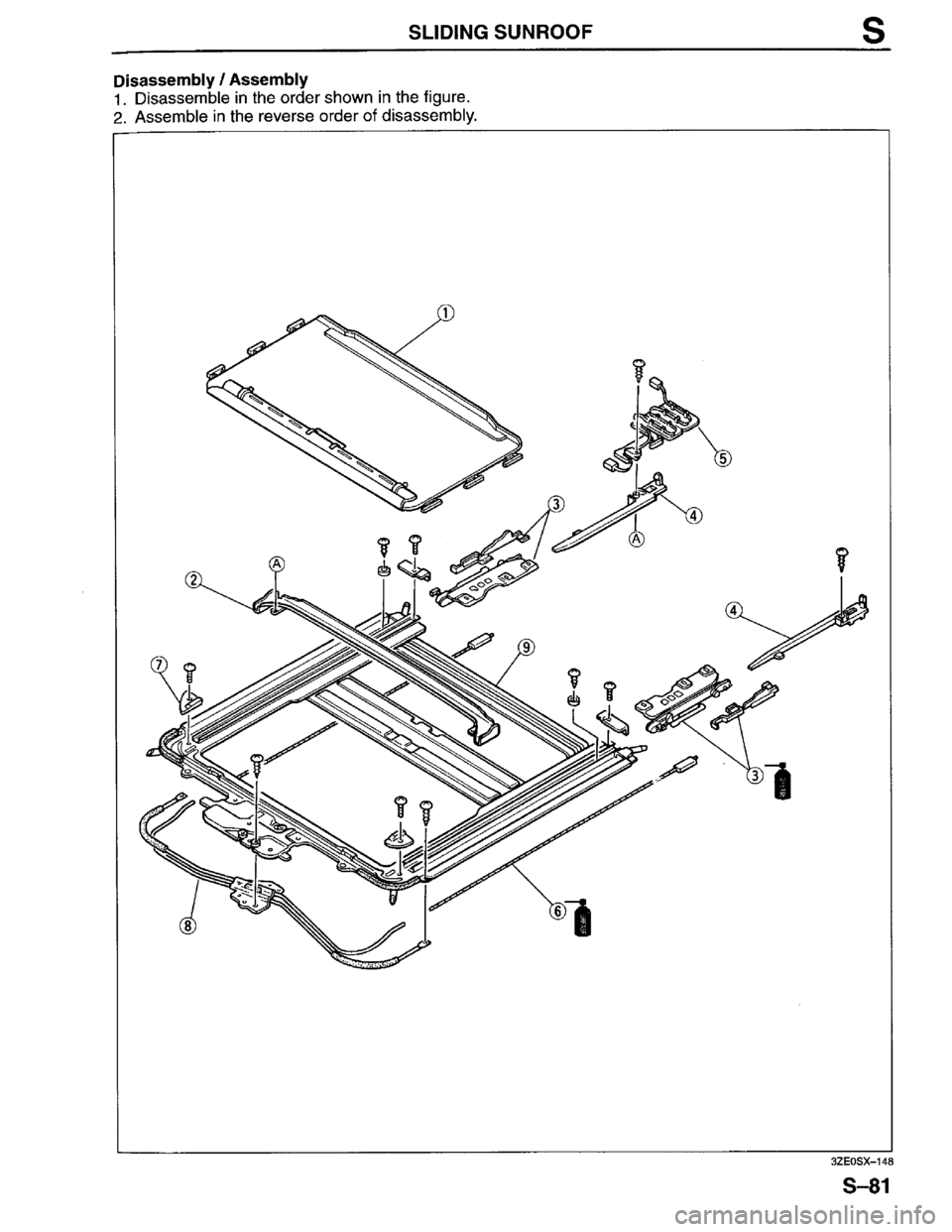 MAZDA MILLENIA 1996  Workshop Manual 