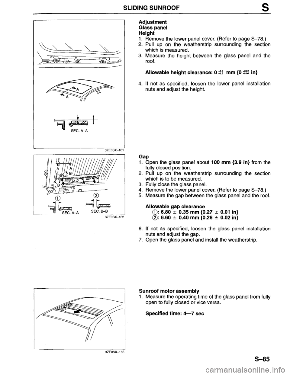 MAZDA MILLENIA 1996  Workshop Manual 