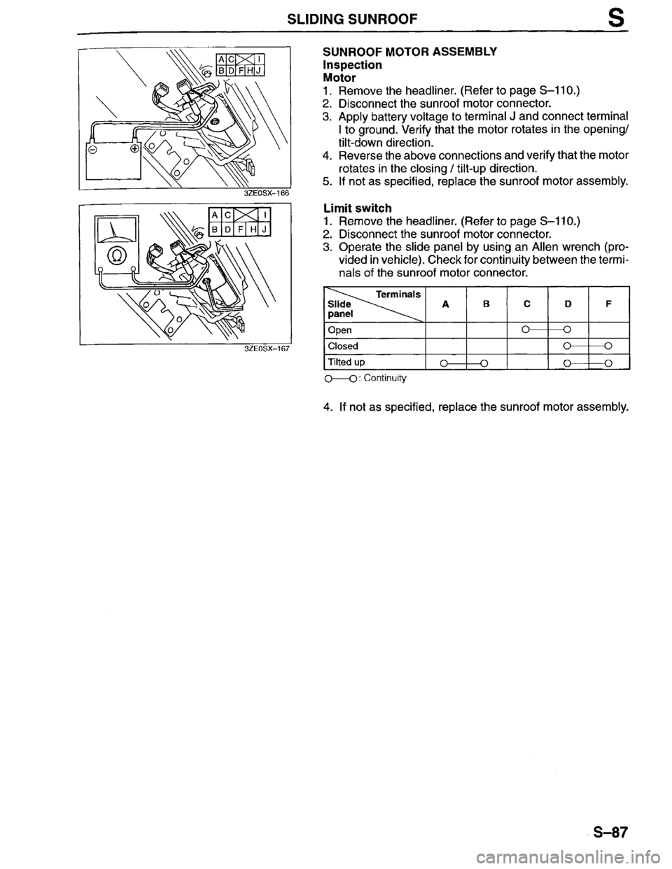 MAZDA MILLENIA 1996  Workshop Manual 