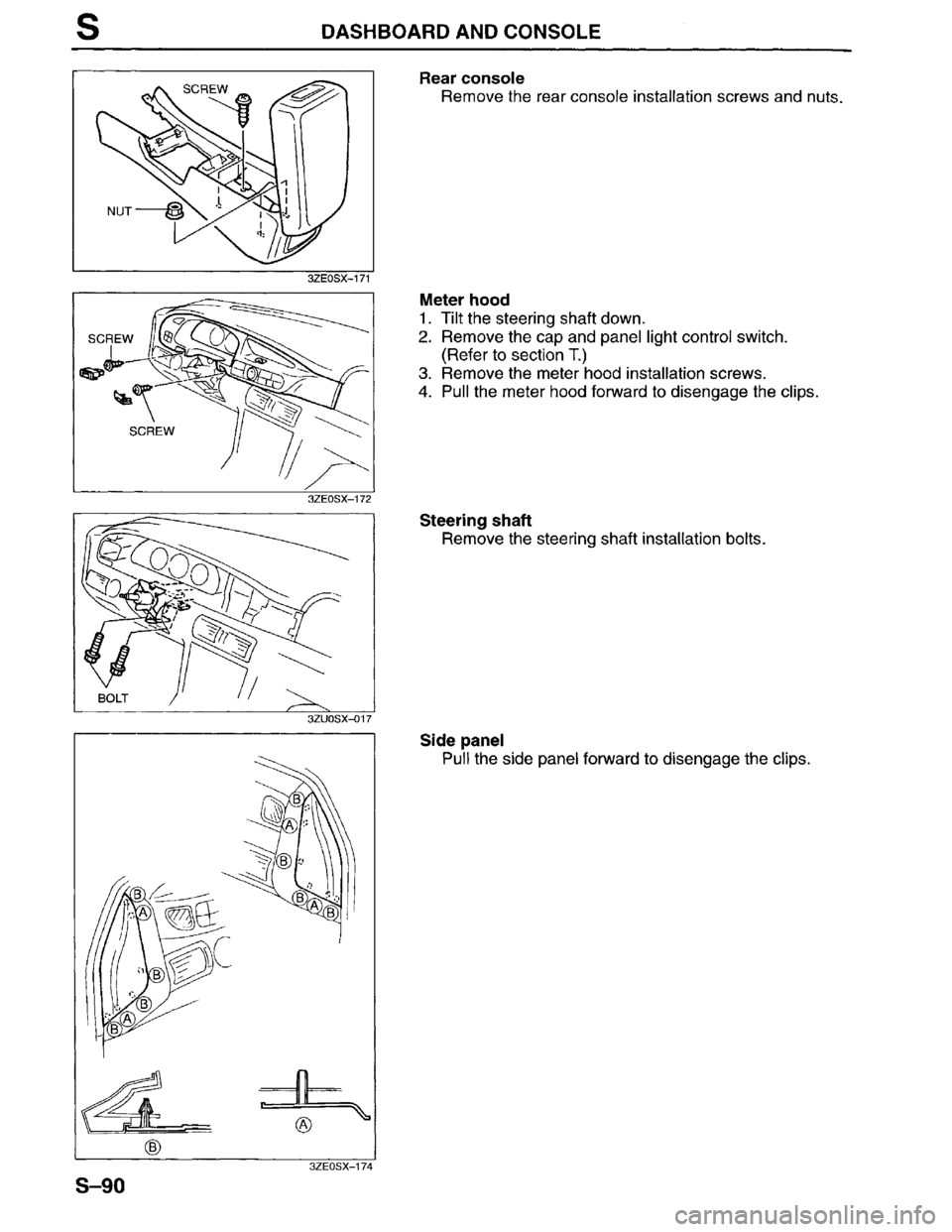 MAZDA MILLENIA 1996  Workshop Manual 