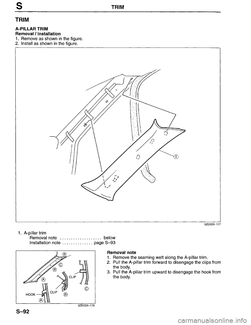 MAZDA MILLENIA 1996  Workshop Manual 