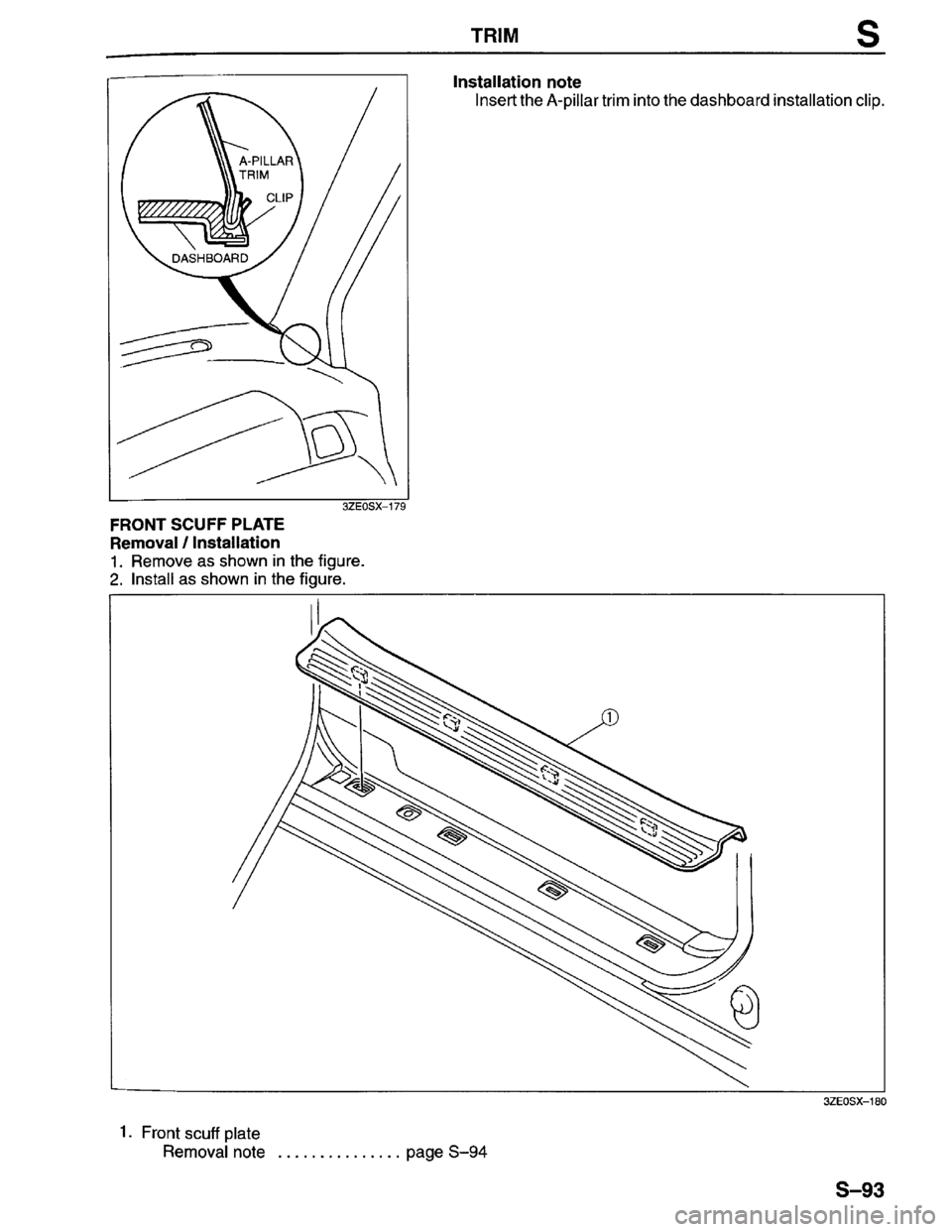 MAZDA MILLENIA 1996  Workshop Manual 