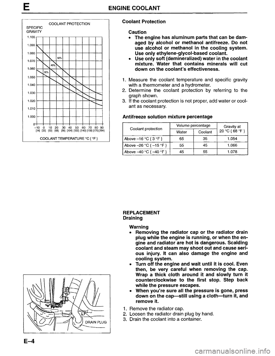 MAZDA MPV 1996  Workshop Manual 