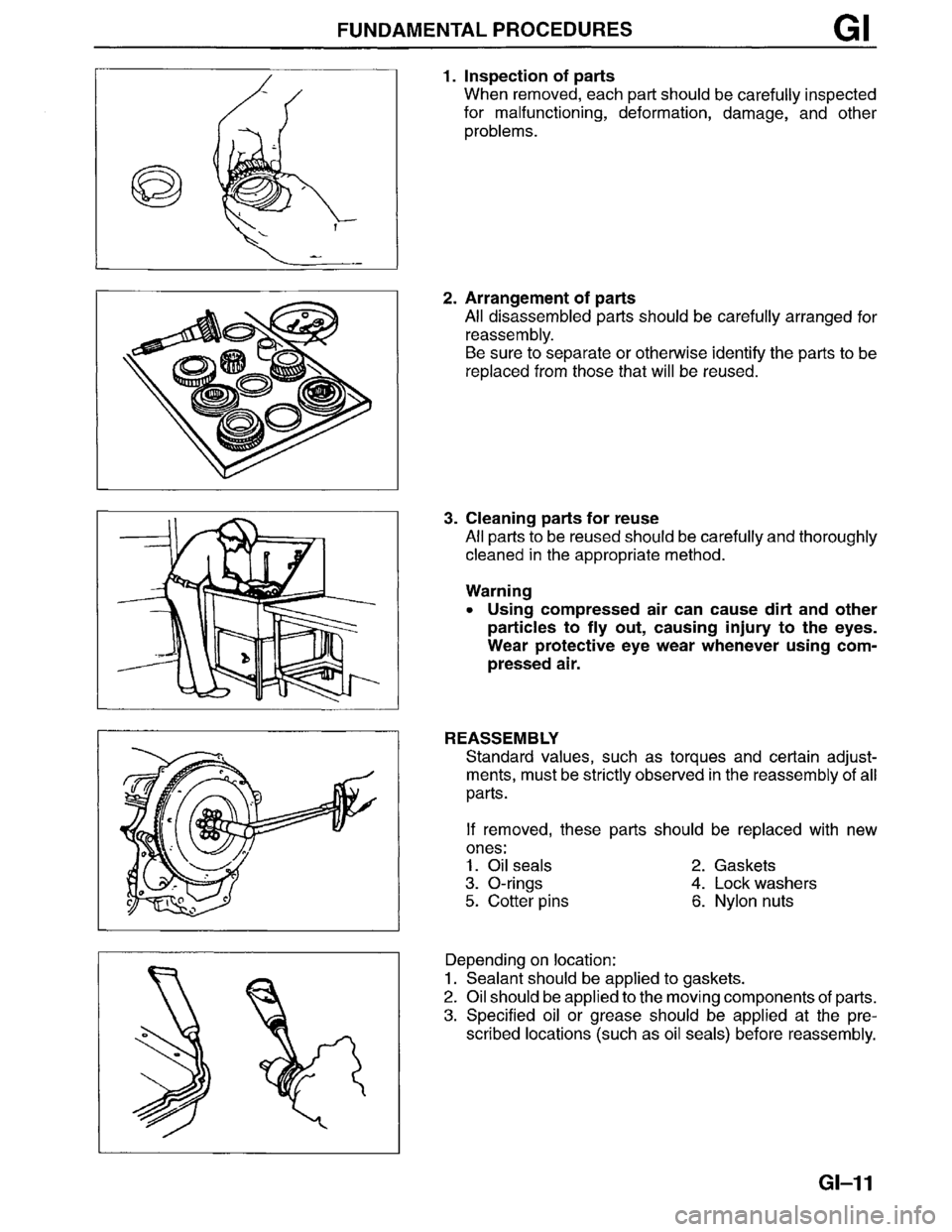 MAZDA MPV 1996  Workshop Manual 