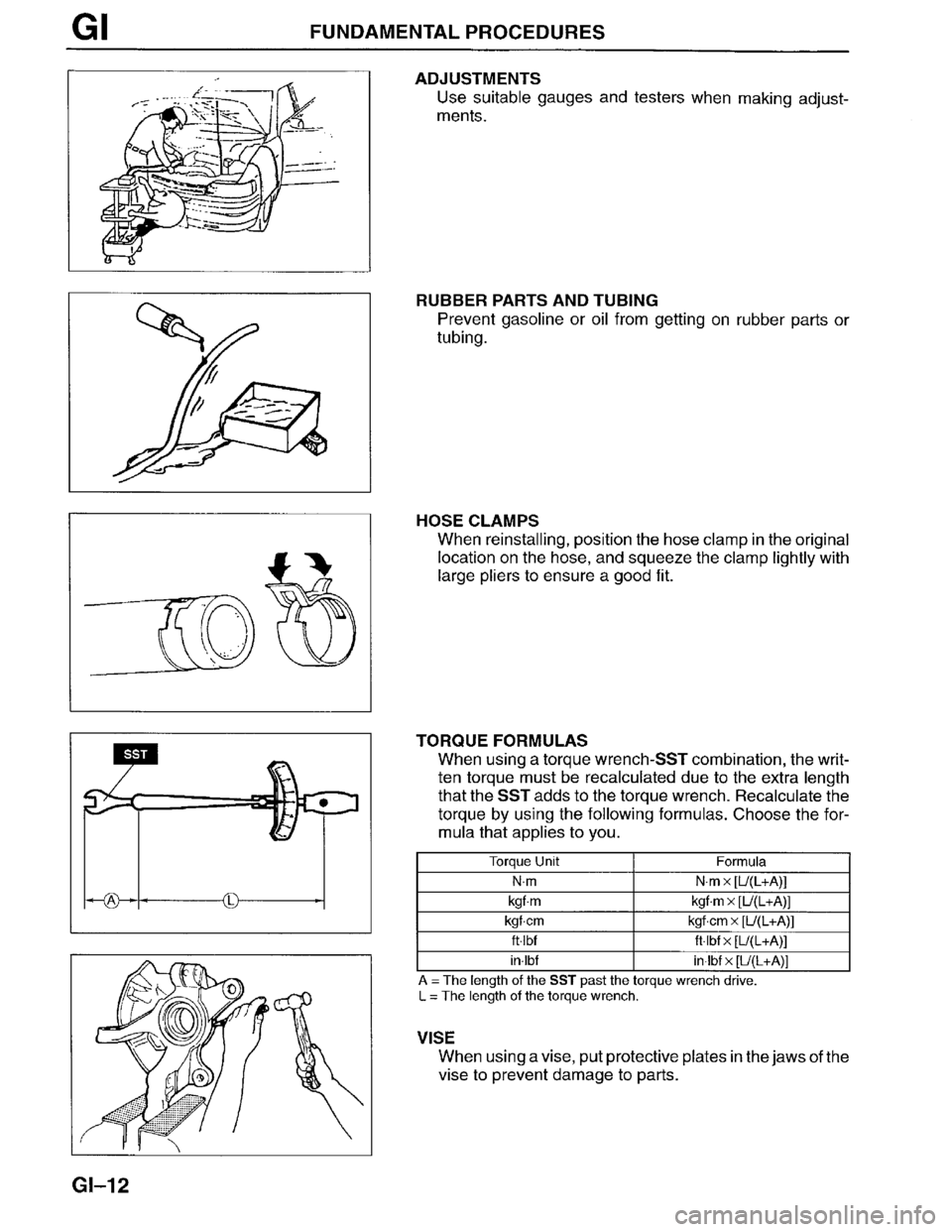 MAZDA MPV 1996  Workshop Manual 
