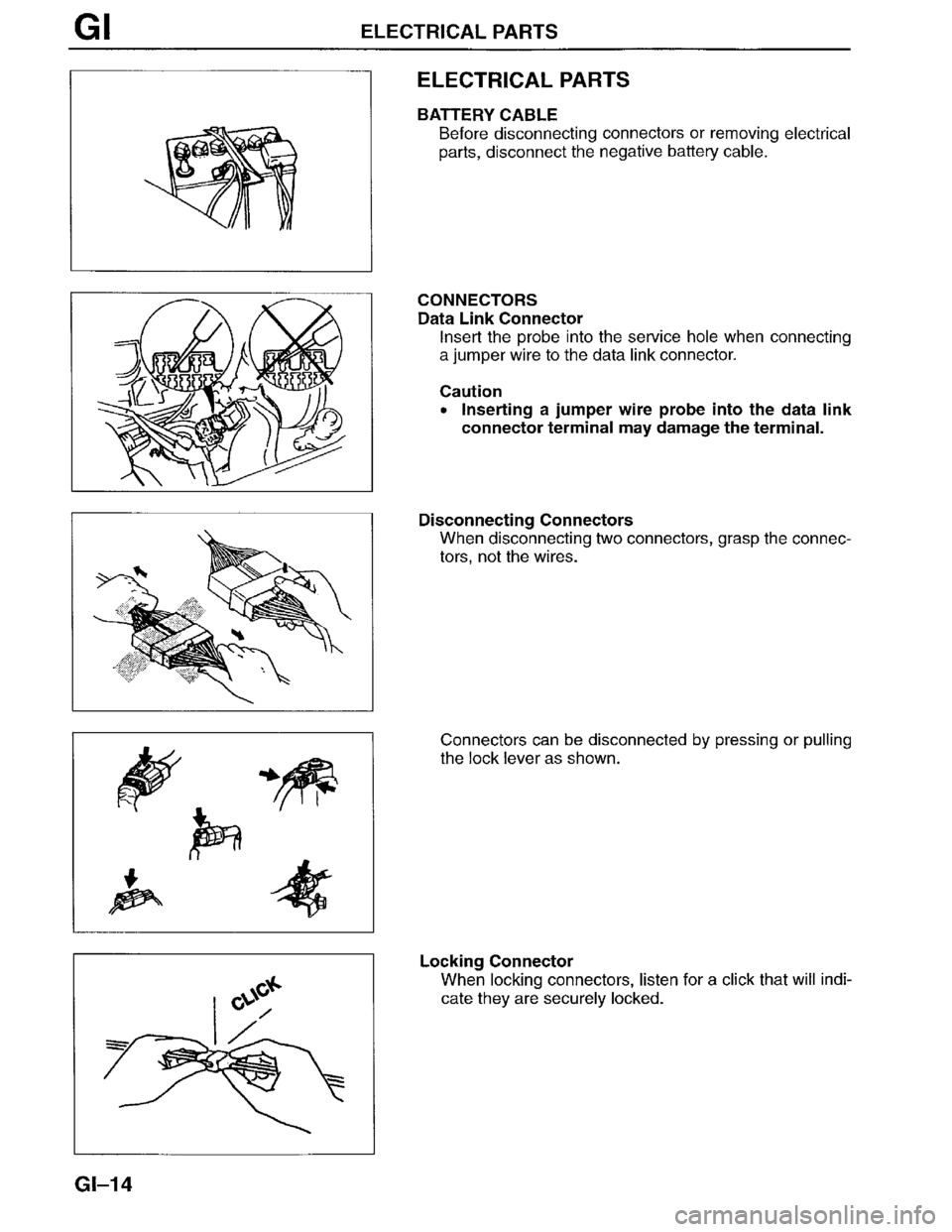 MAZDA MPV 1996  Workshop Manual 