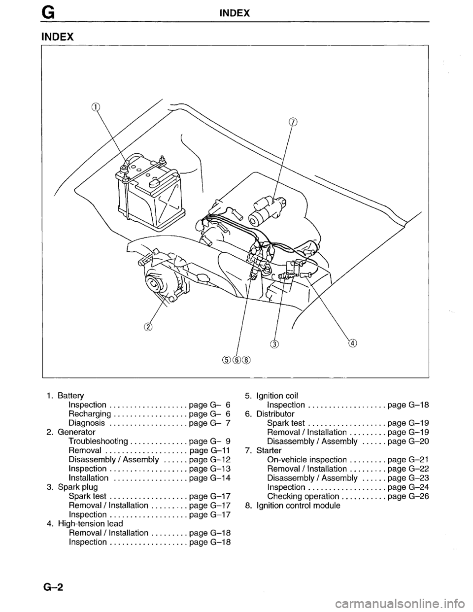 MAZDA MPV 1996  Workshop Manual 