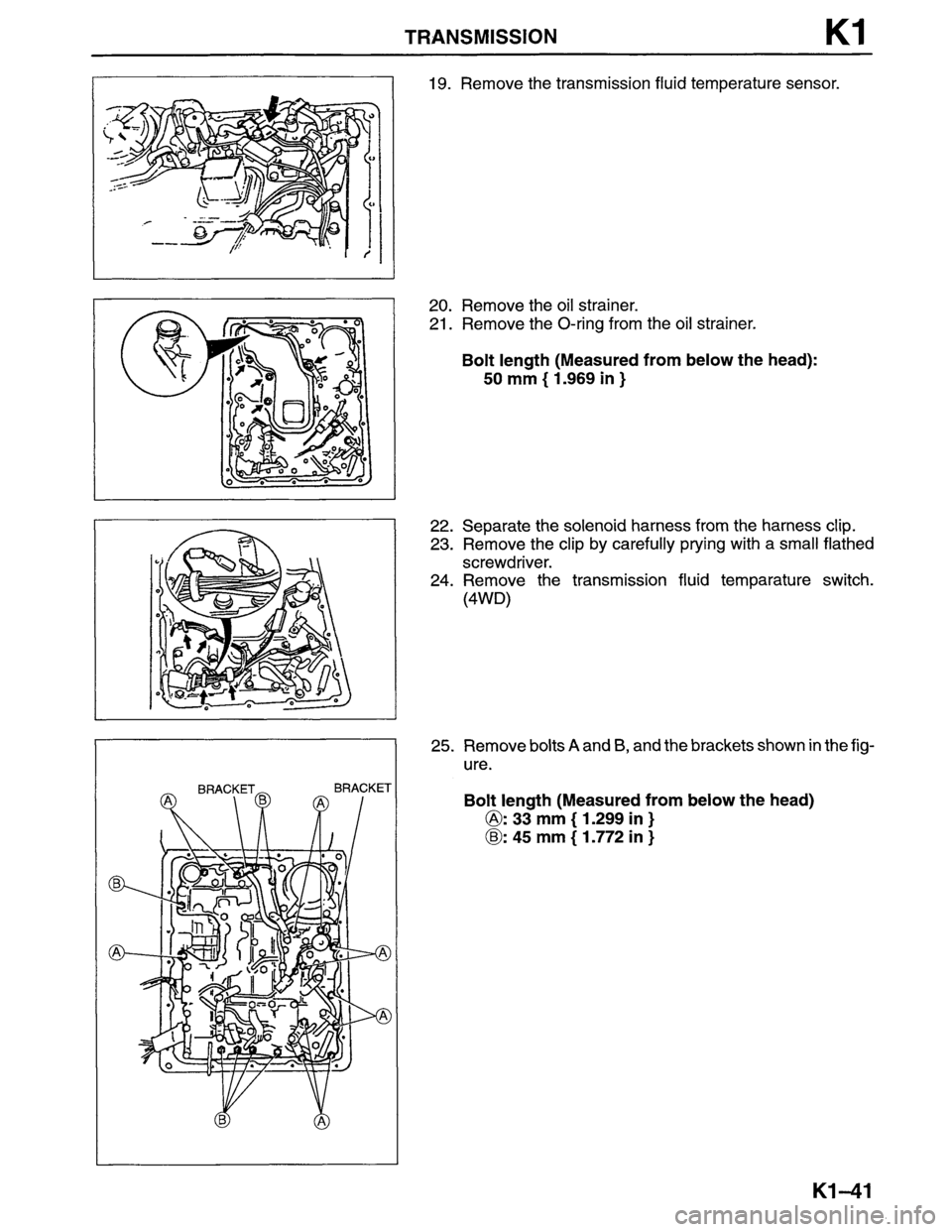 MAZDA MPV 1996  Workshop Manual 