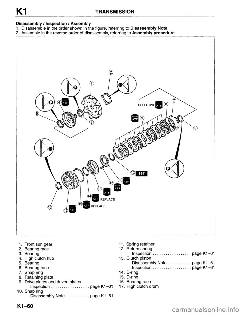 MAZDA MPV 1996  Workshop Manual 