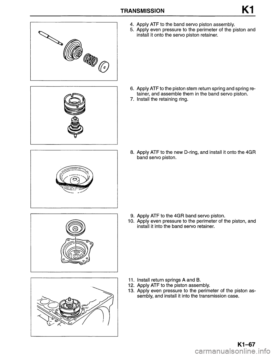 MAZDA MPV 1996  Workshop Manual 