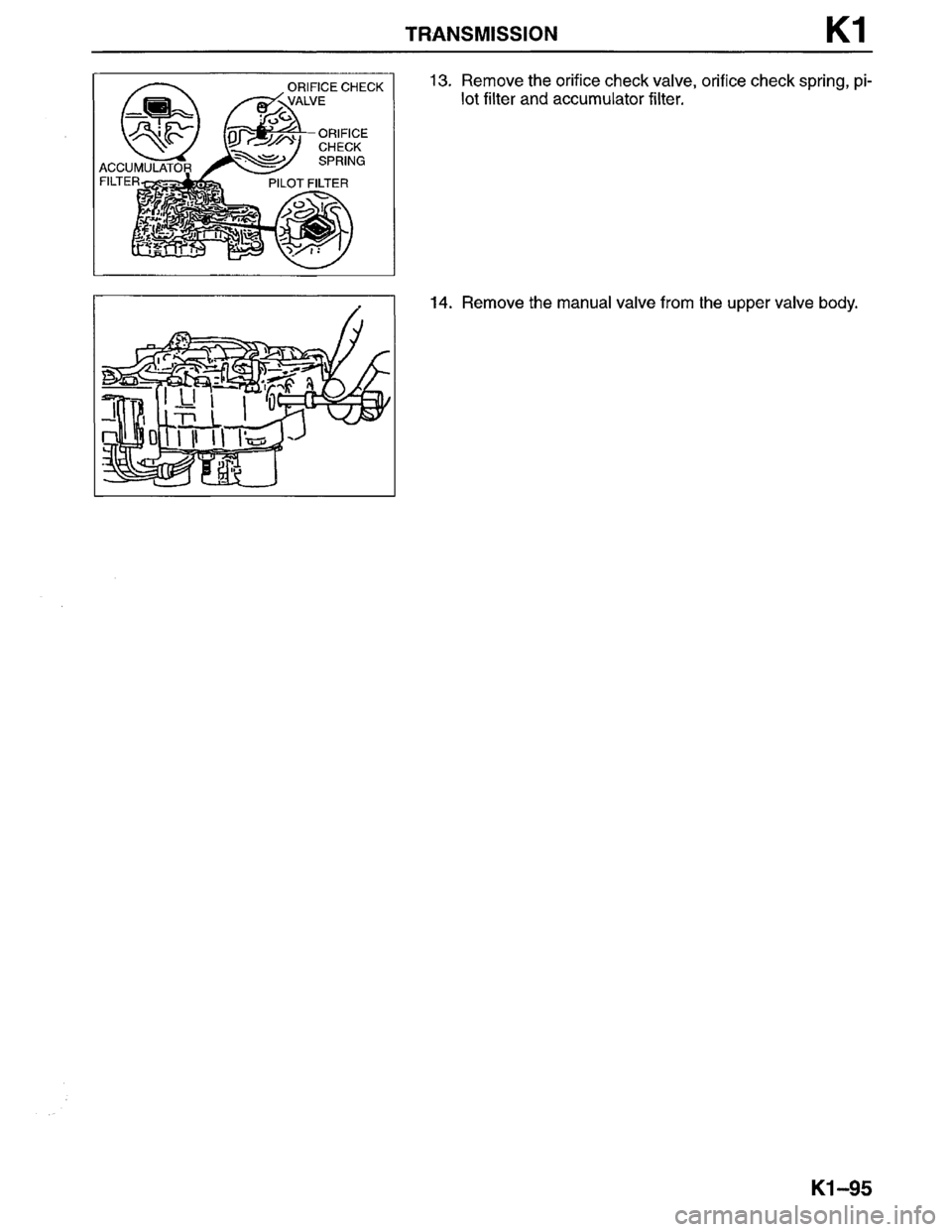 MAZDA MPV 1996  Workshop Manual 